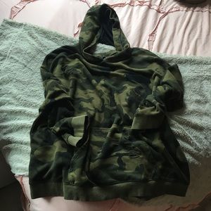 Camo oversized sweatshirt